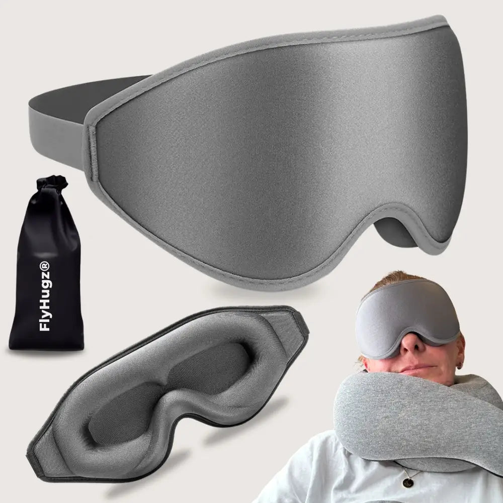 FlyHugz® Premium Sleep Mask (Retail)