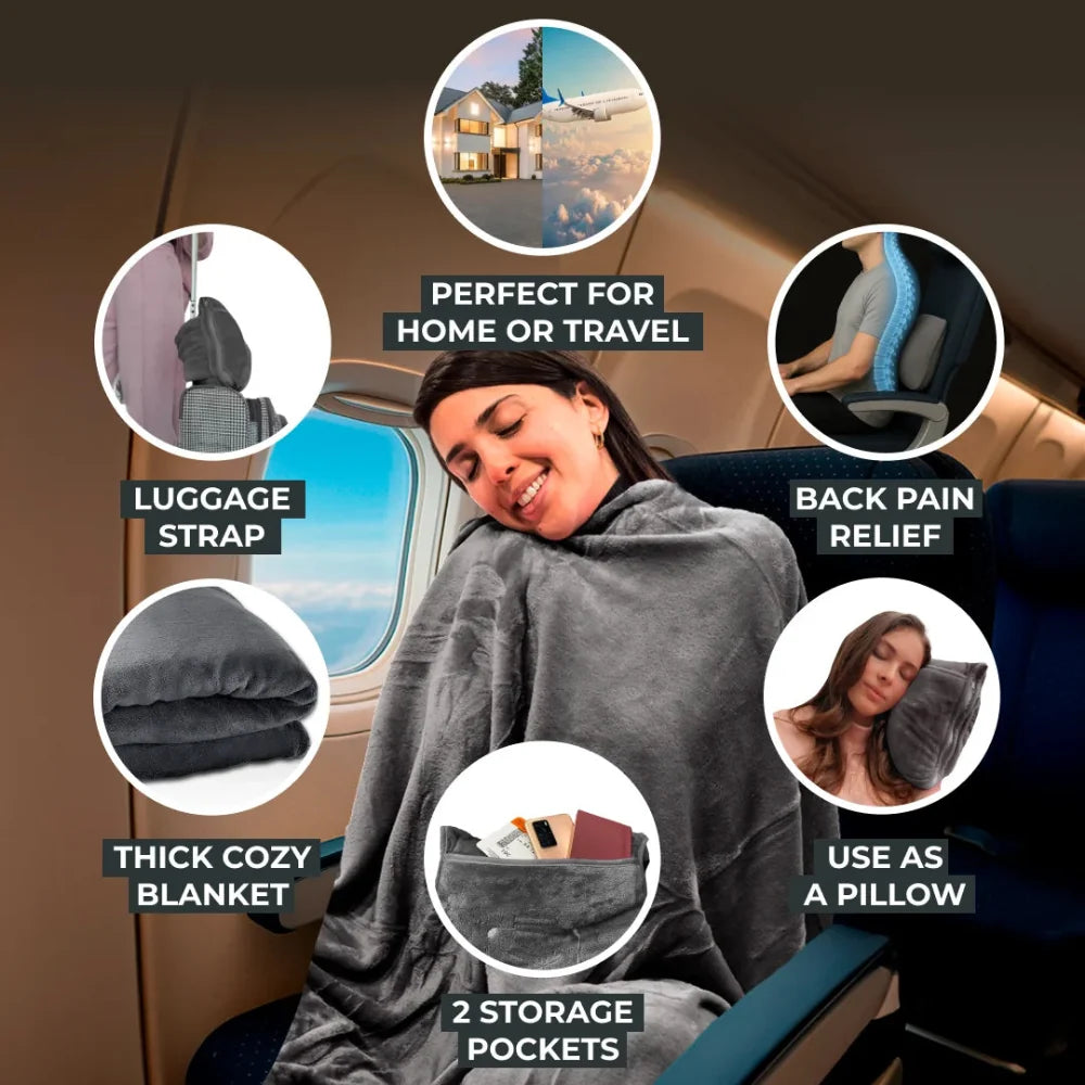 FlyHugz® Blanket & Comfort Bag (Retail)