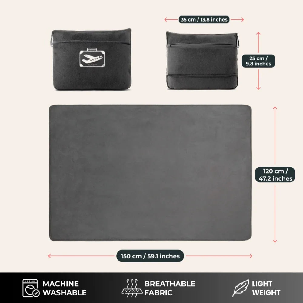 FlyHugz® Blanket & Comfort Bag (Retail)