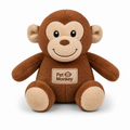 Pet Monkey Plush Monkey Dog Toy – Soft Squeaky Chew Toy for Puppies & Dogs (Interactive Comfort Toy, Brown)