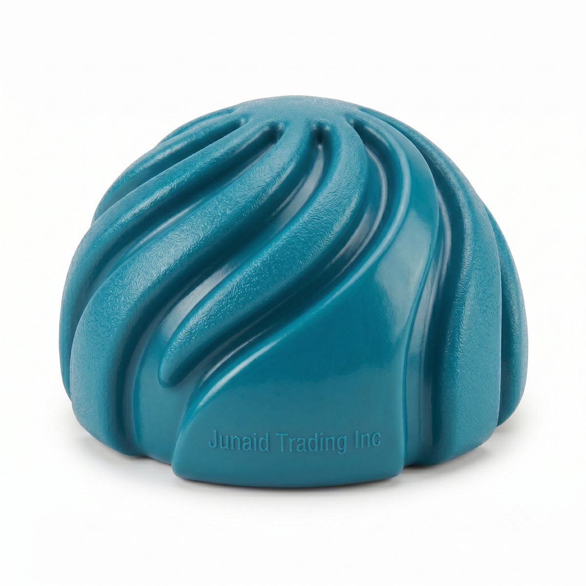 Junaid Trading Inc Durable Rubber Dog Chew Toy for Dental Health - Teal