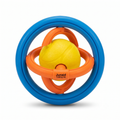 Junaid Trading Inc Interactive Rubber Ring and Ball Dog Chew Toy - Multi-Color