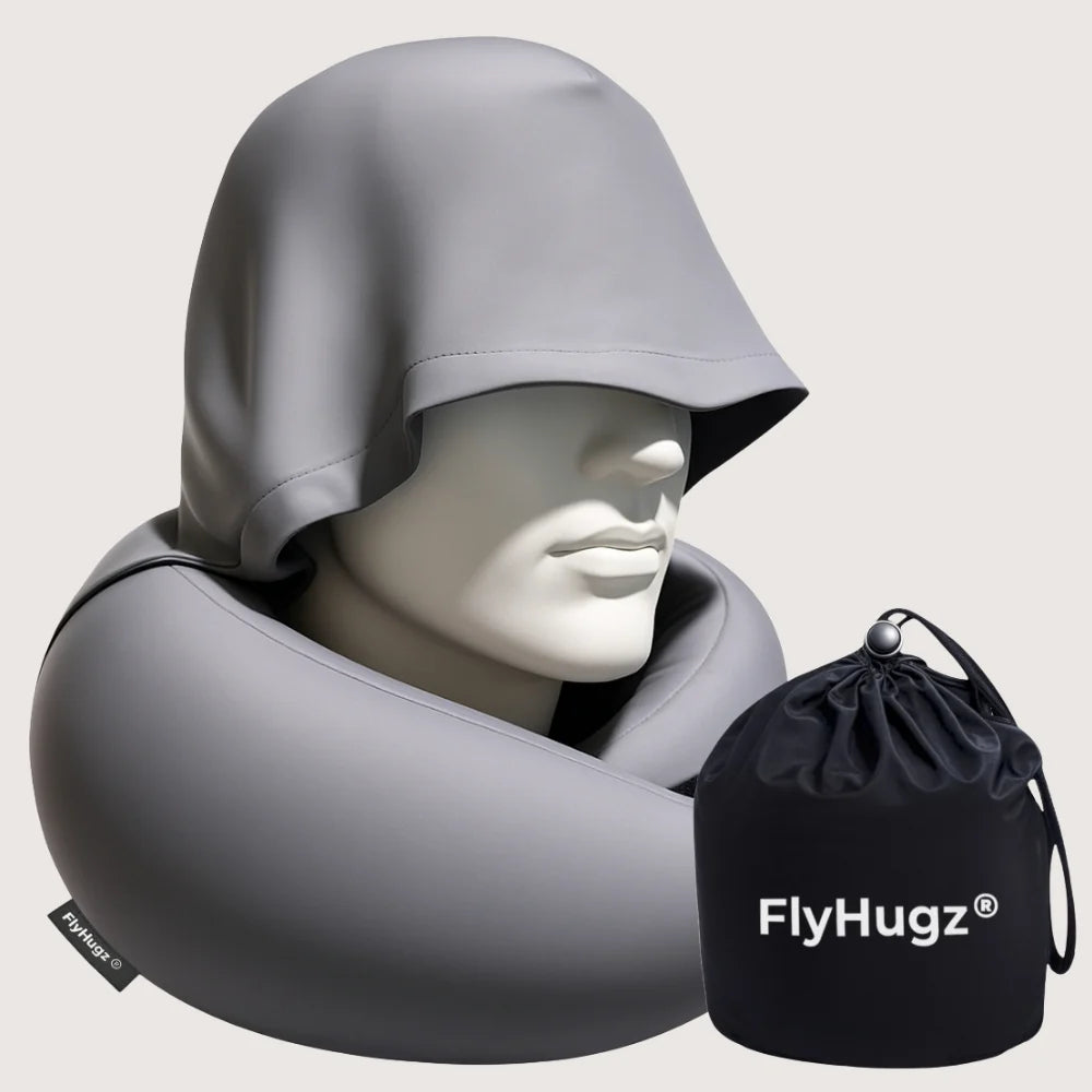FlyHugz® 2.0 Hooded Travel Pillow (Retail)