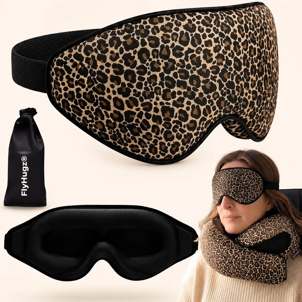 FlyHugz® Premium Sleep Mask