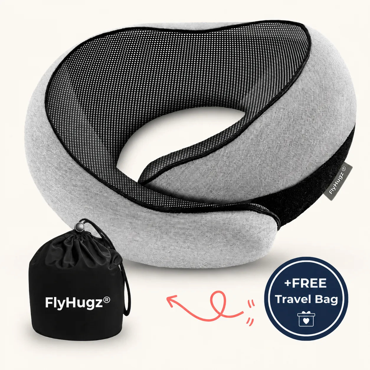The Original FlyHugz® Travel Pillow (Retail)