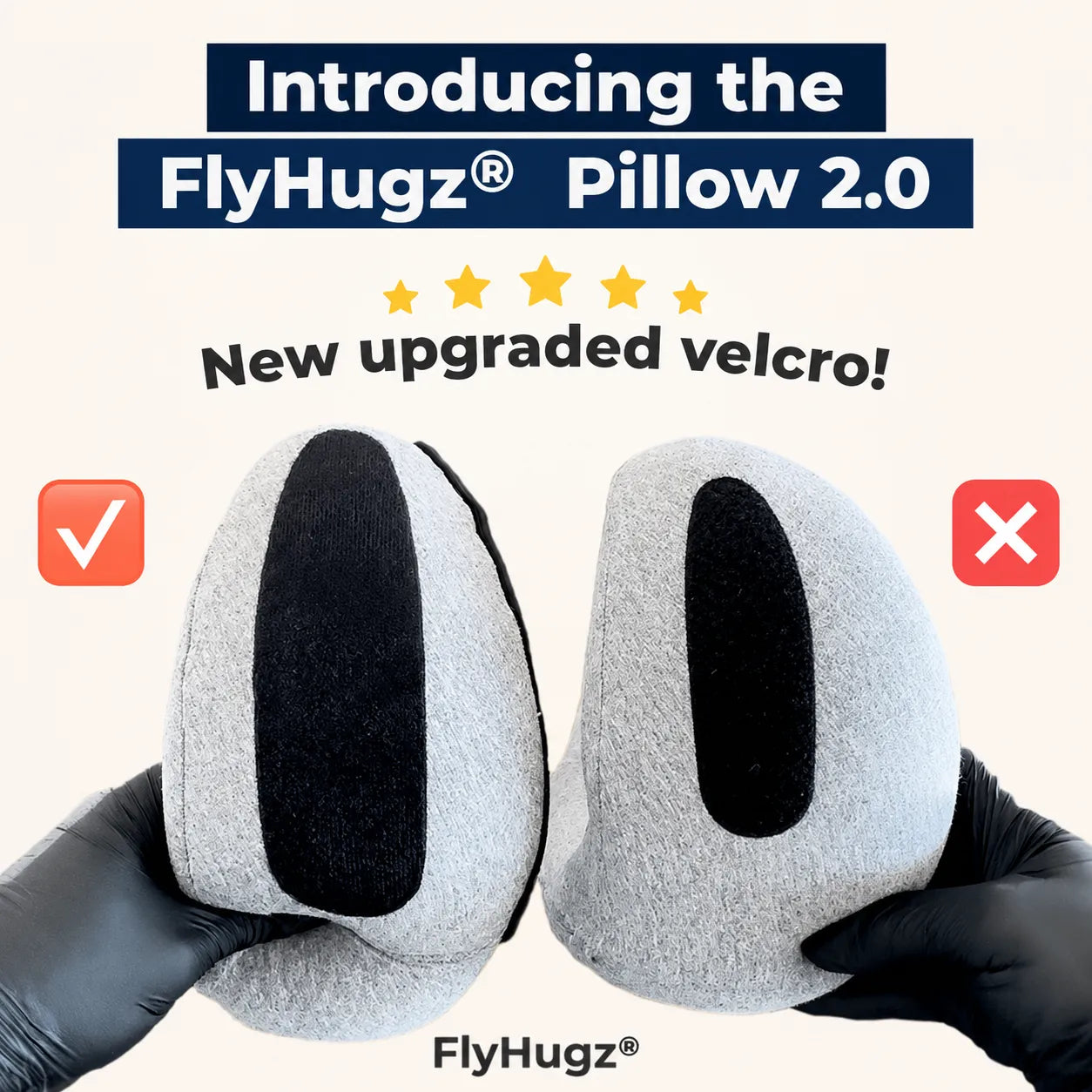 The Original FlyHugz® Travel Pillow (Retail)