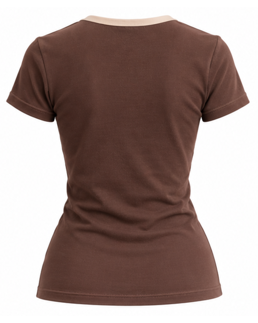 Back view of the cocoa brown sweetheart T-shirt